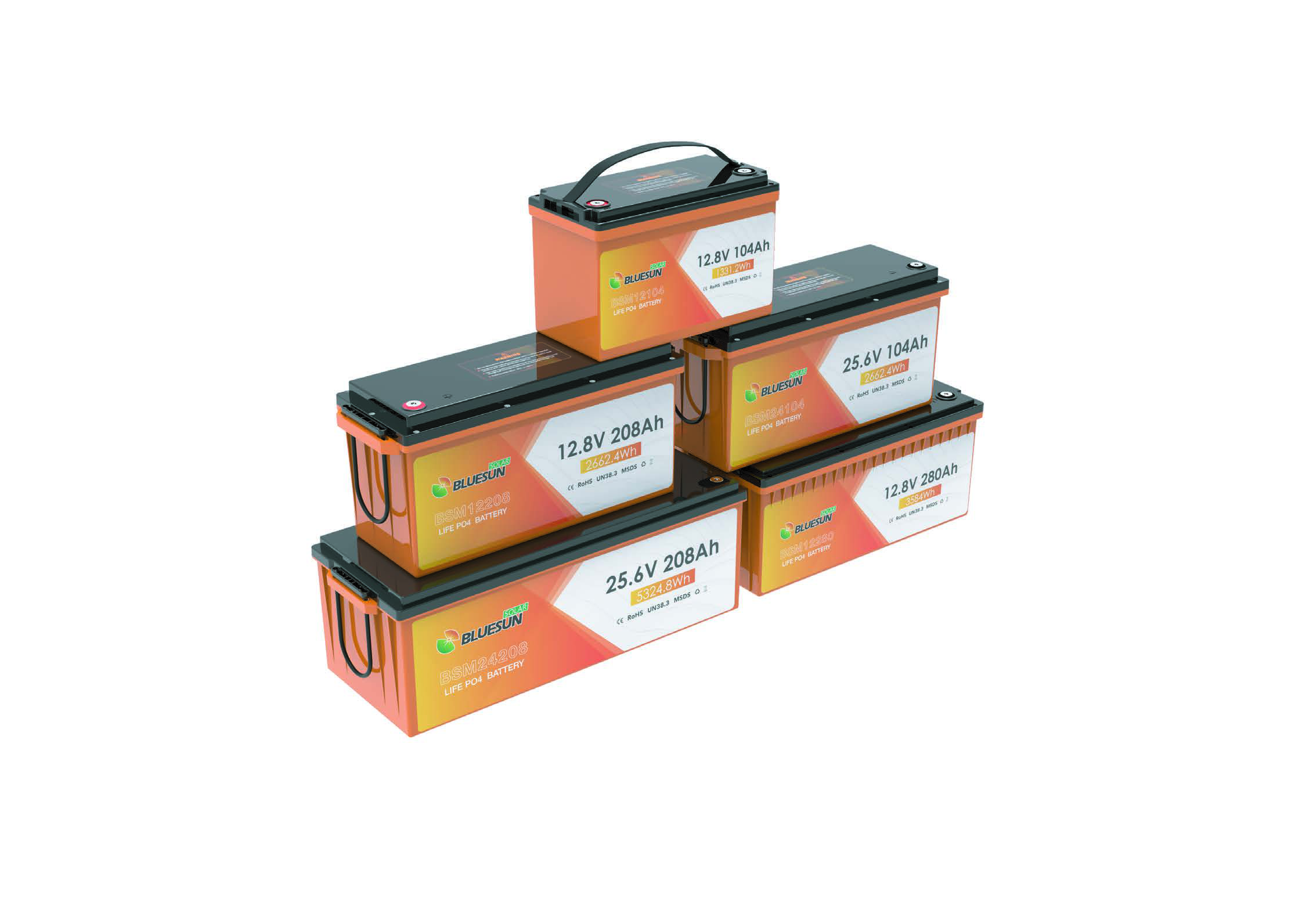 Bluesun BSM12104 12V 104Ah LFP Battery