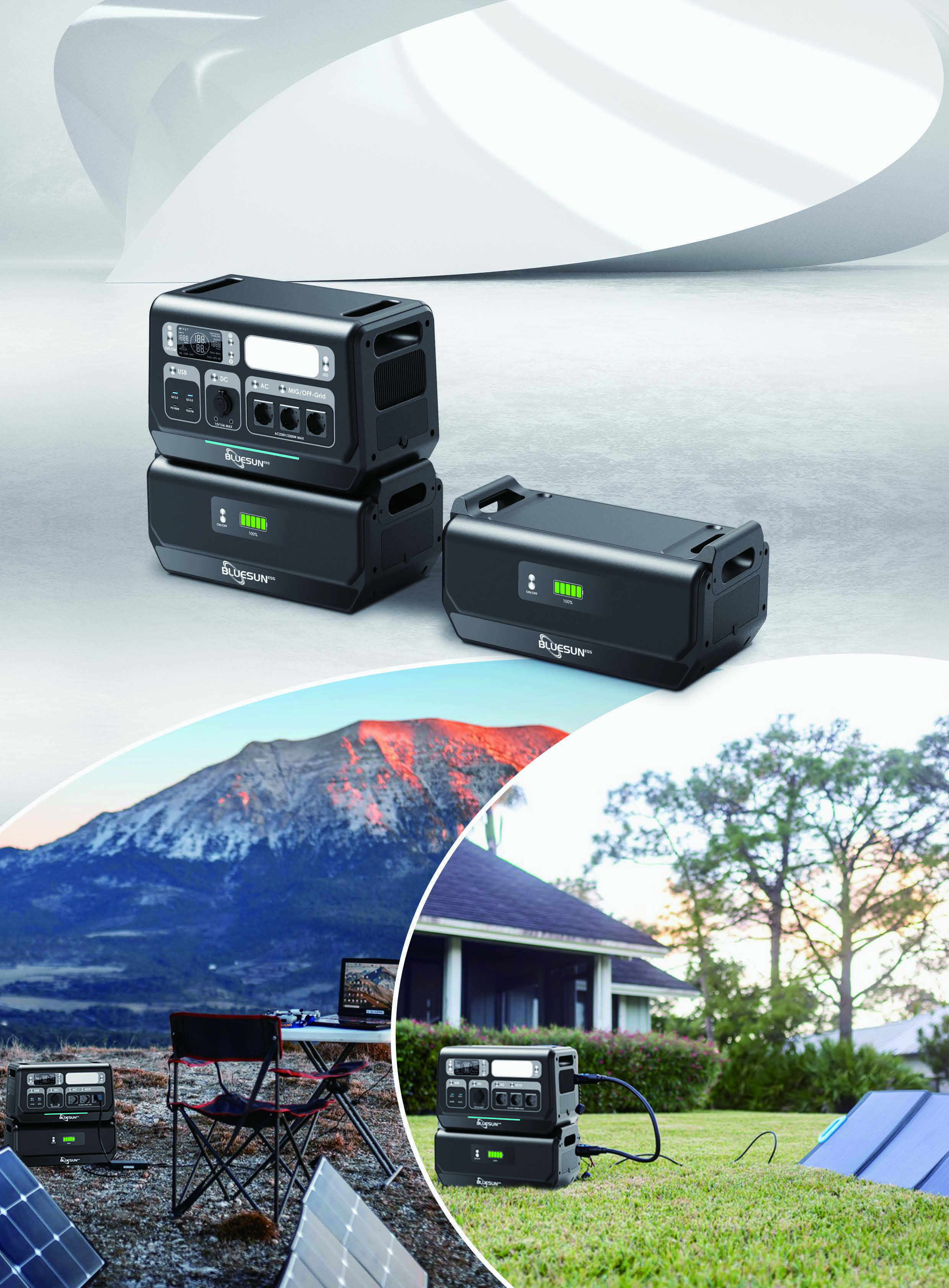 Bluesun BSM-PPS2400 2400W Portable Power Station