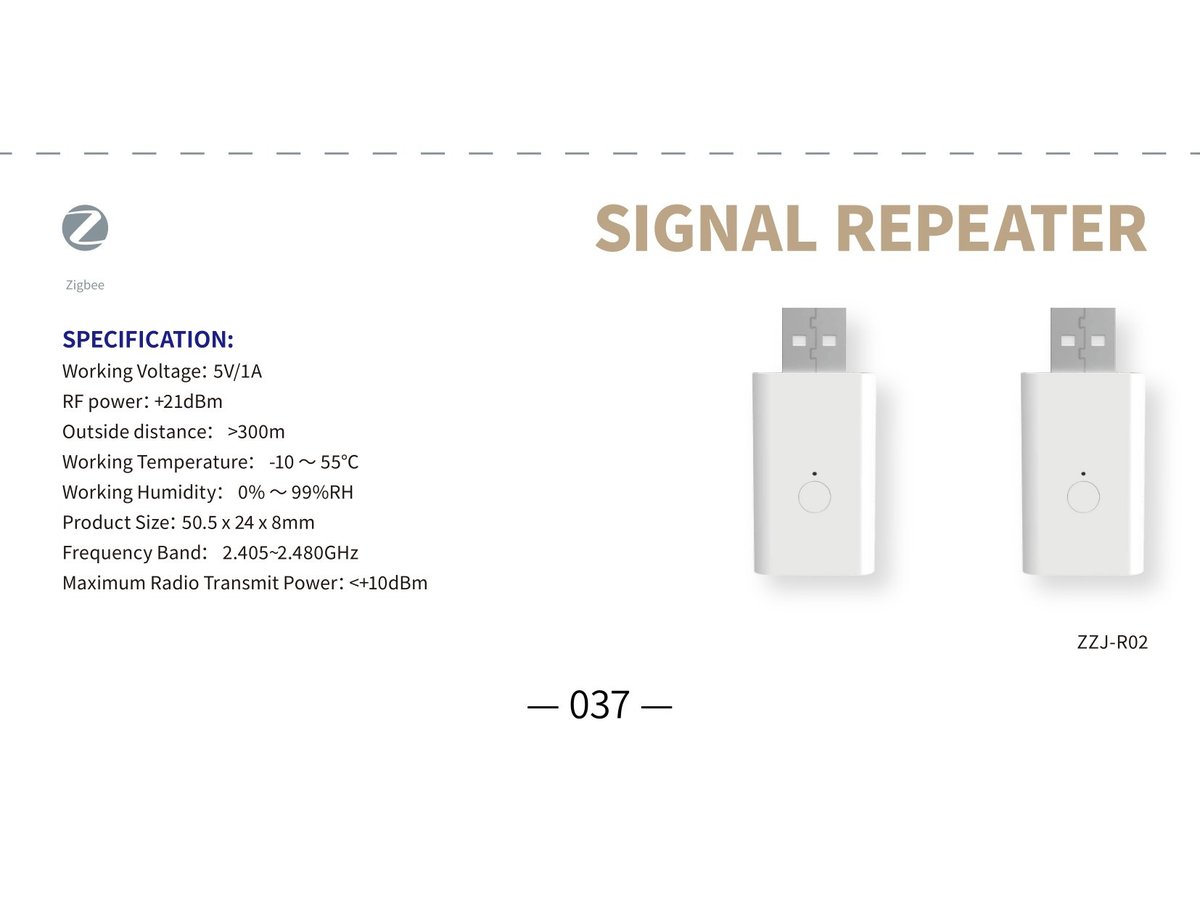 Smart Signal Repeater Zigbee 300m