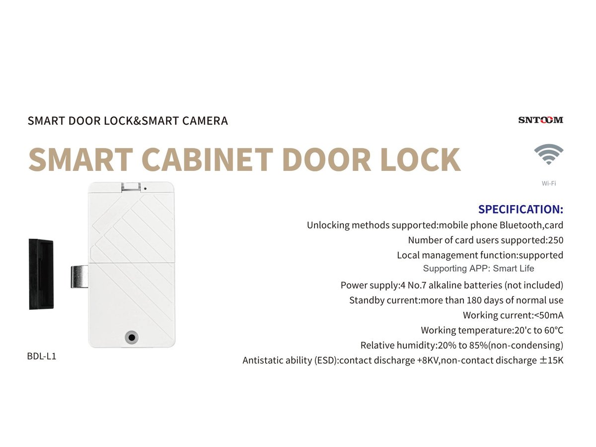 Smart Cabinet Door Lock Bluetooth/Card