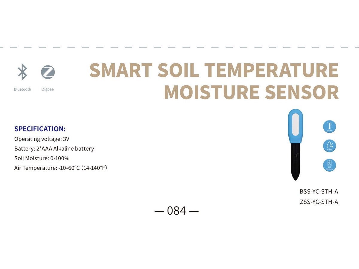 Smart Soil Temperature & Moisture Sensor
