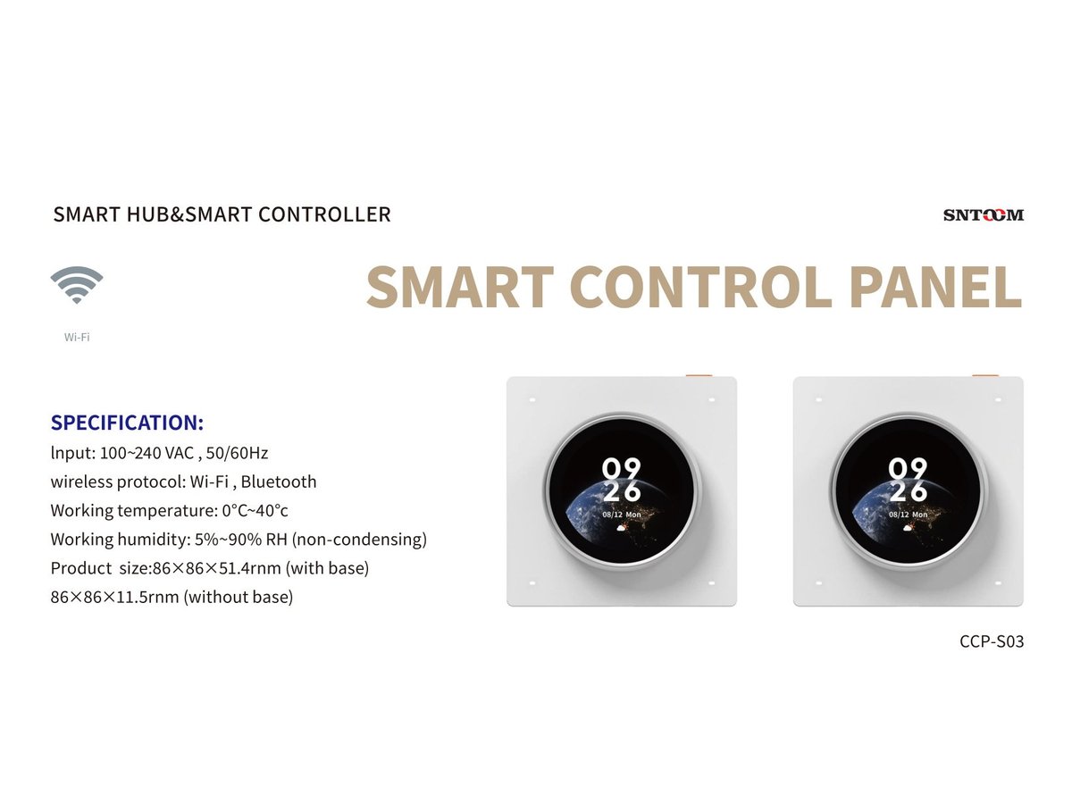 Smart Control Panel EU WiFi/Zigbee