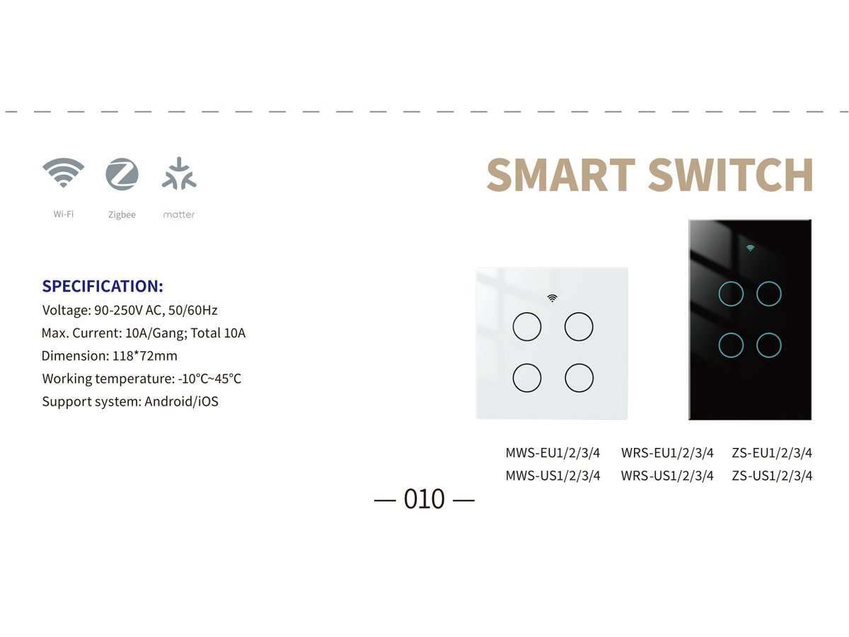 Smart Wall Switch Multi-Gang
