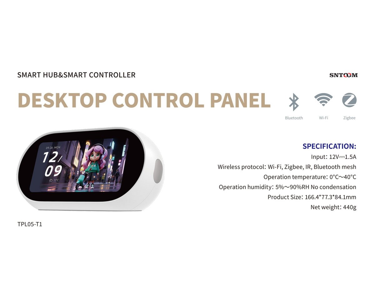 Desktop Control Panel Thread+Zigbee