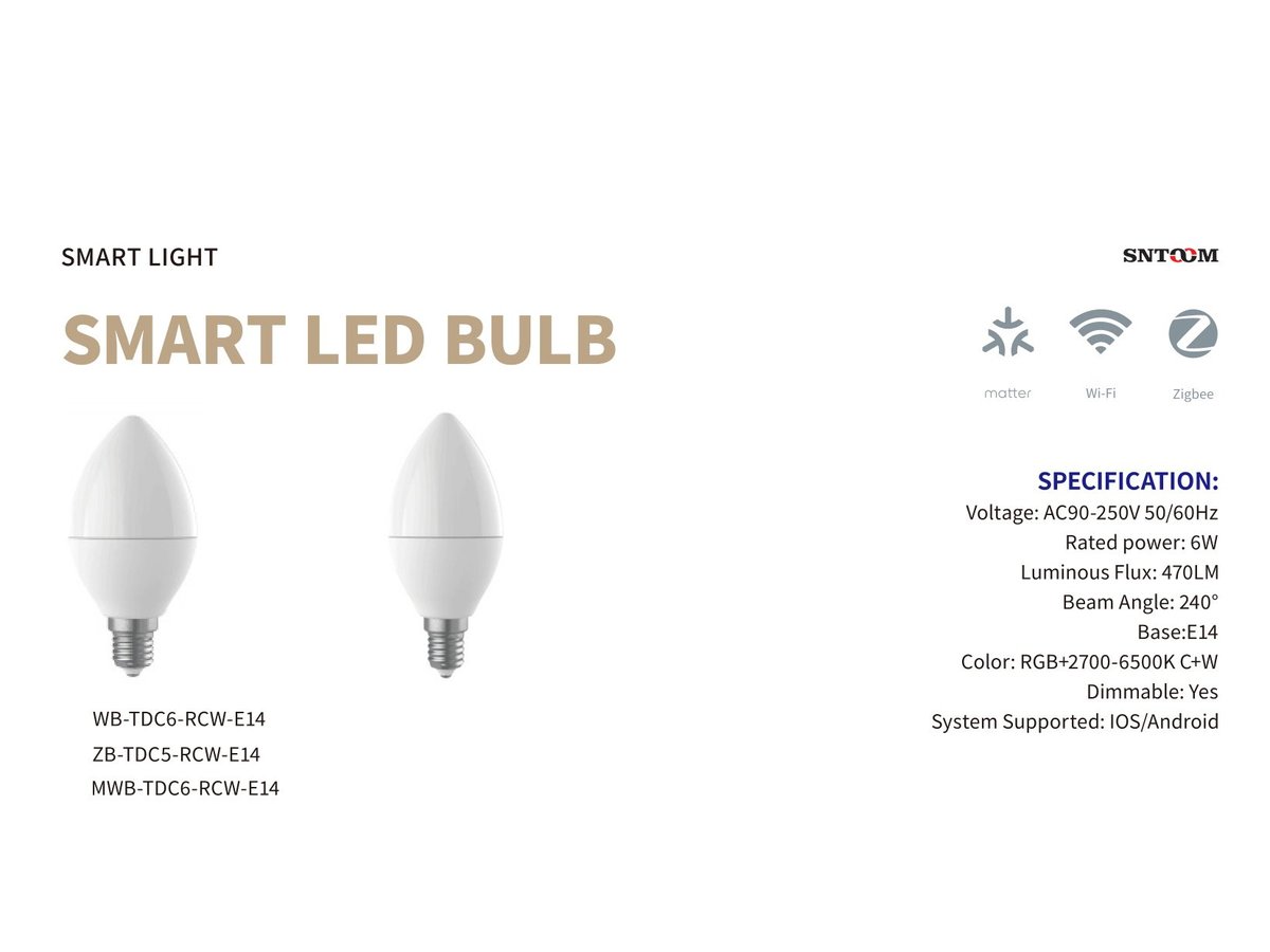 Smart LED Bulb 5W GU10 RGB+CCT
