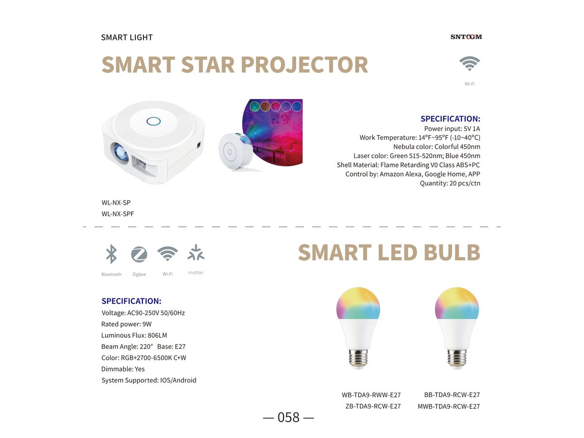 Smart LED Bulb 9W E27 RGB+CCT