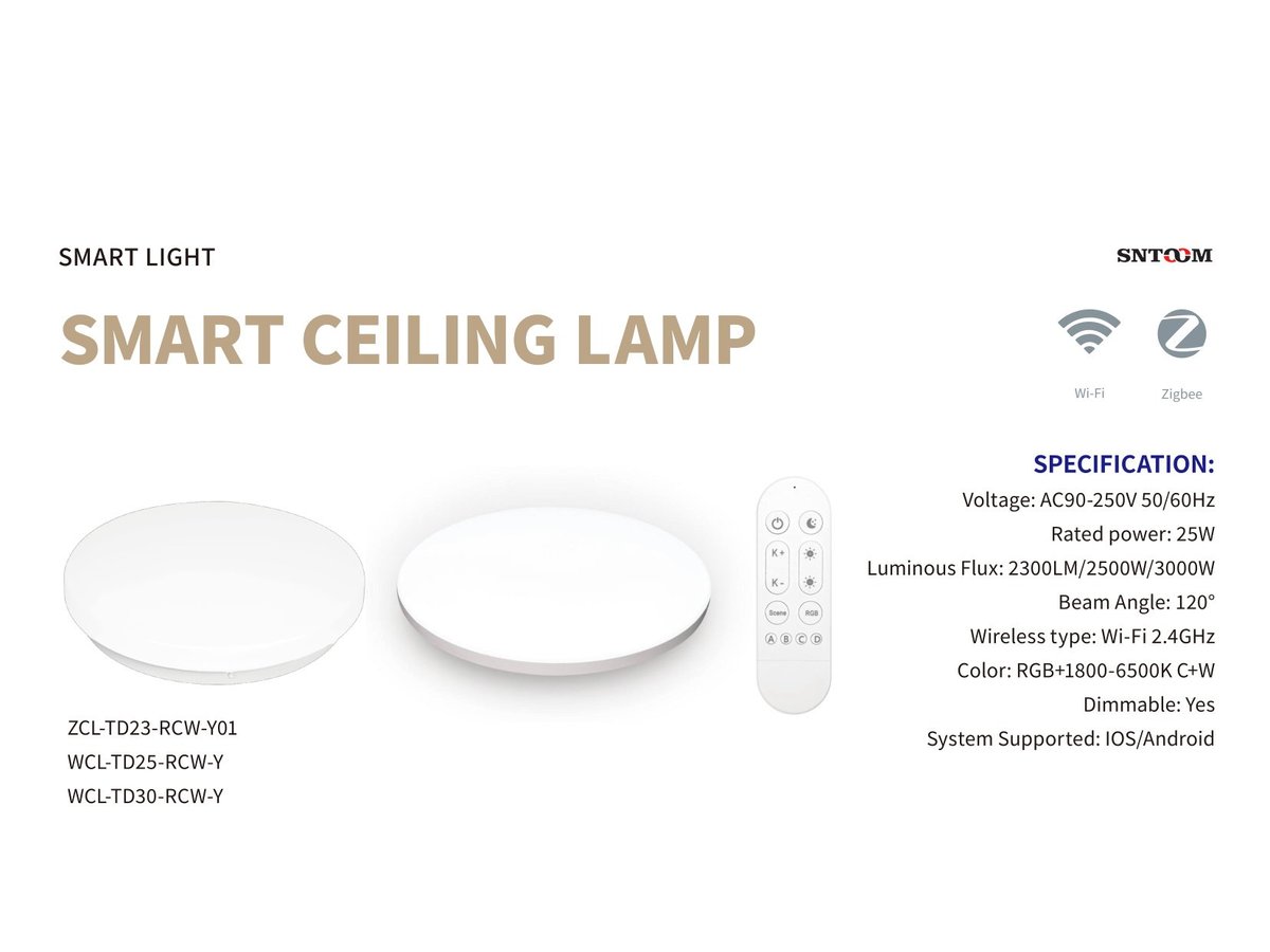 Smart Ceiling Lamp 25W RGB+CCT