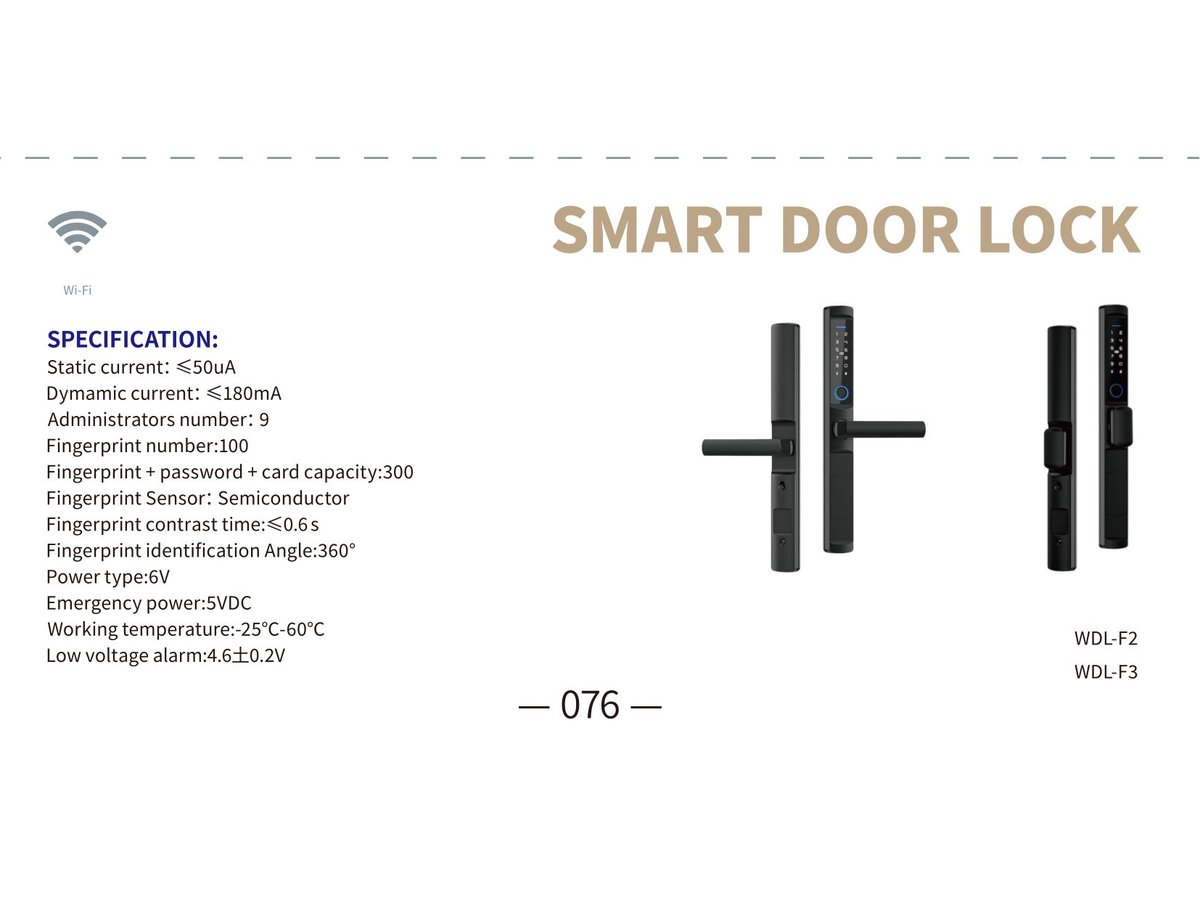 Smart Door Lock Bluetooth AA