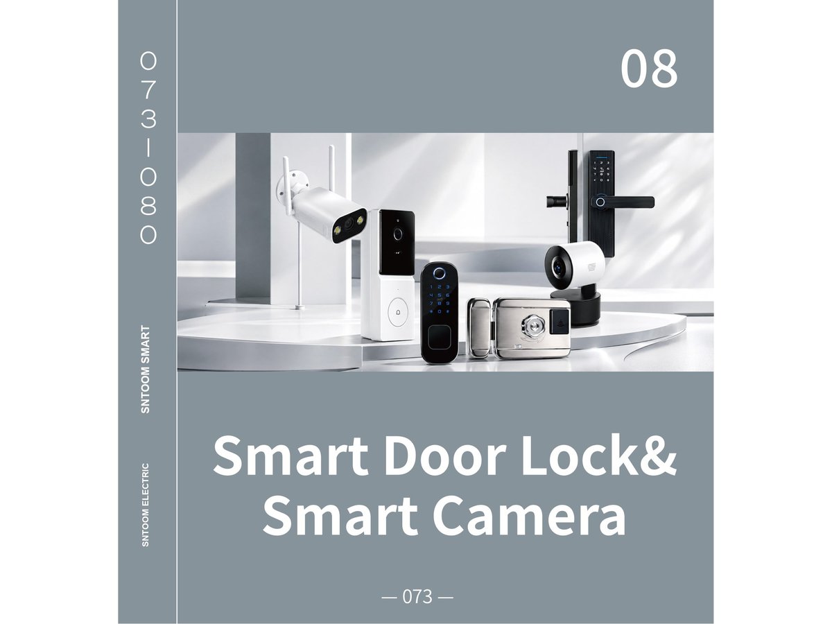 Smart Door Lock Fingerprint/Password/Card 300-user