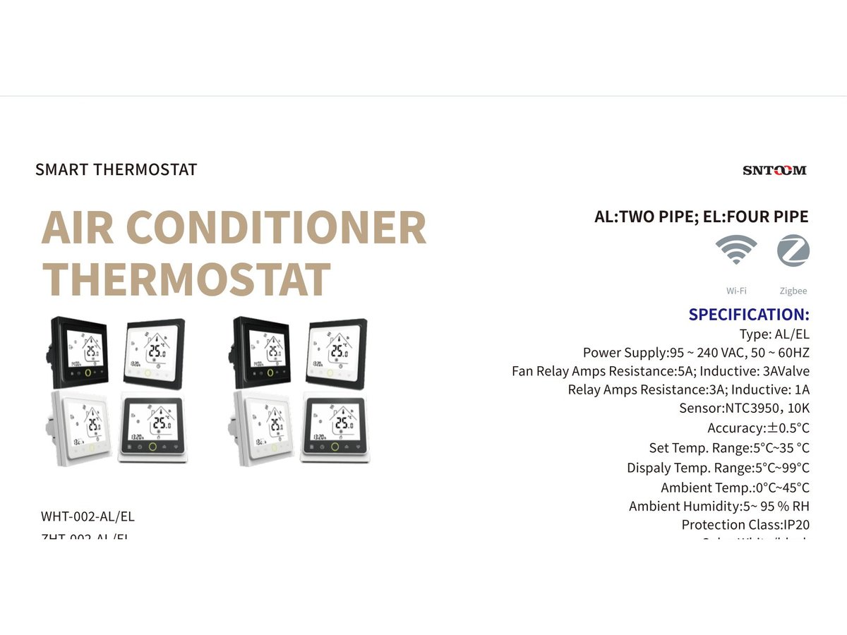 Smart Thermostat WiFi Vertical