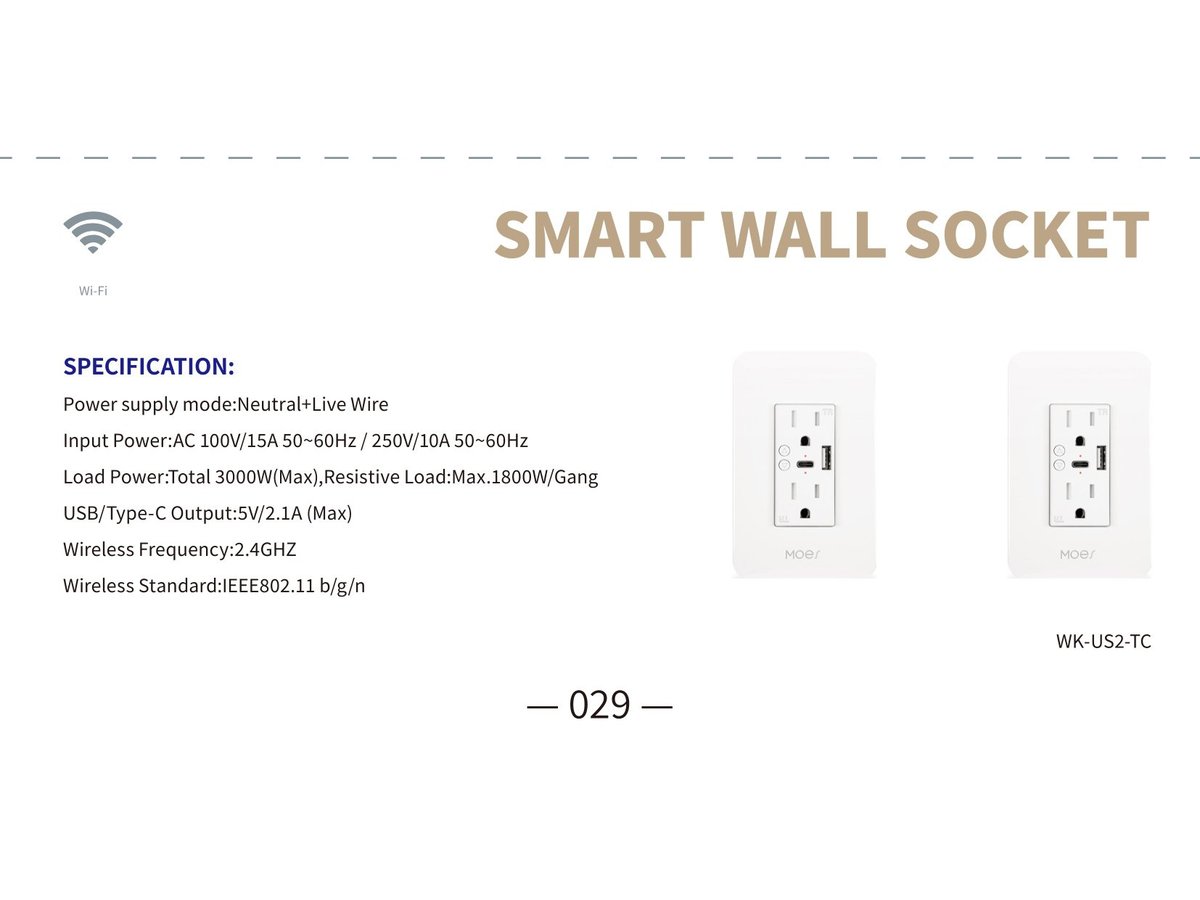 Smart Wall Socket EU/UK/FR 16A Zigbee