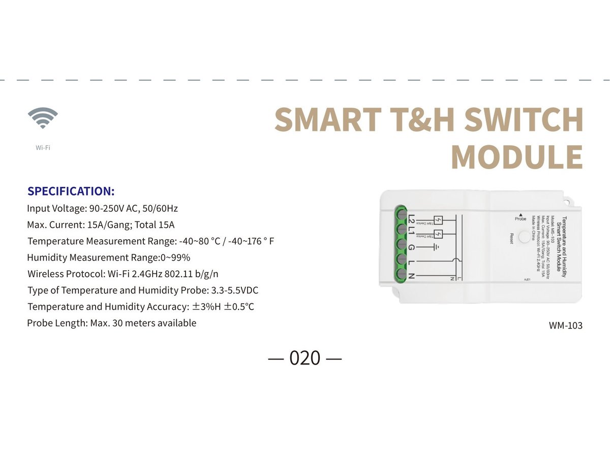 Smart Temp & Humidity Switch Module