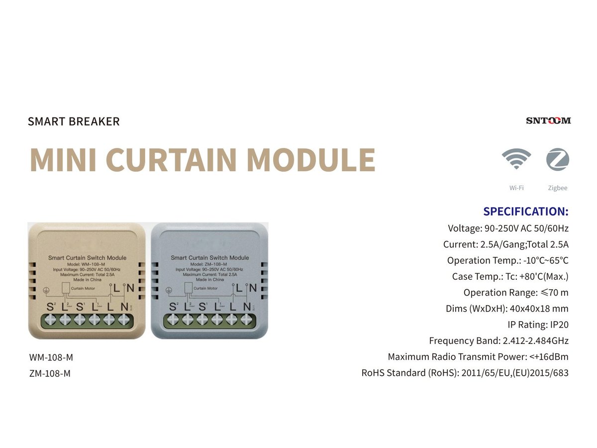 Smart Mini Curtain Module