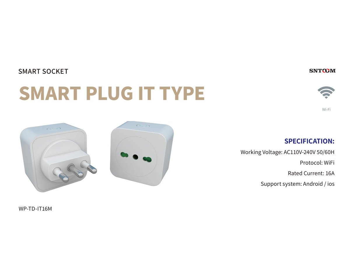 Smart Plug Italy 16A