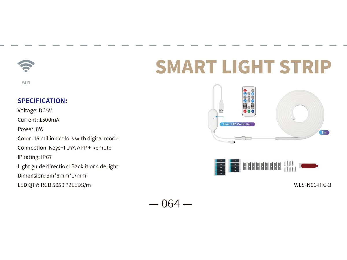 Smart Outdoor String Lights 15M IP67