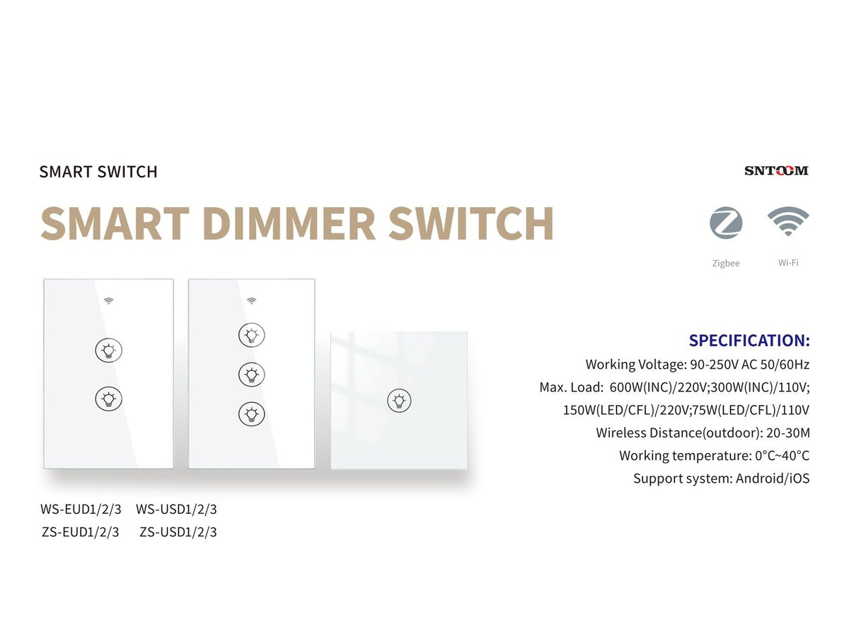 Smart Wall Switch EU RF433