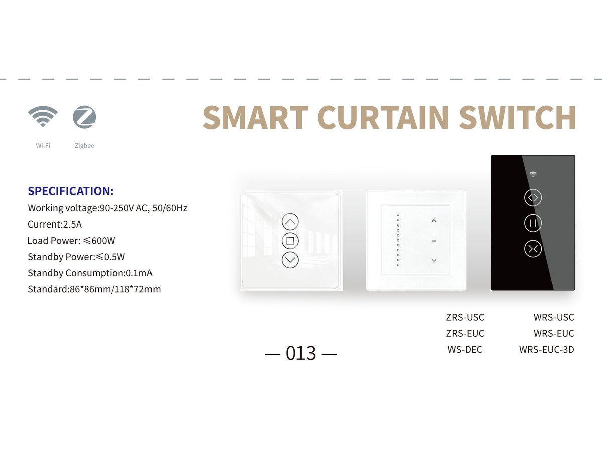 Smart Curtain Switch RF
