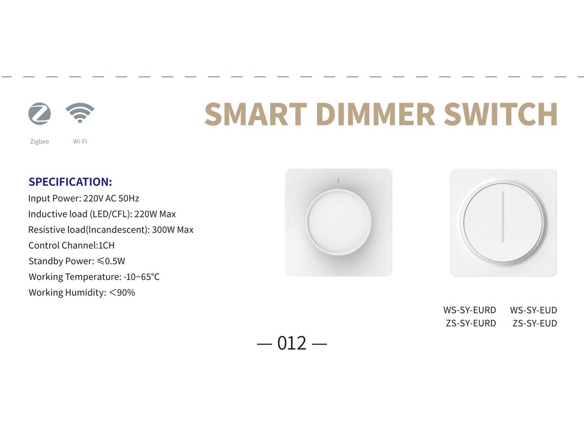 Smart Rotary Dimmer Switch EU