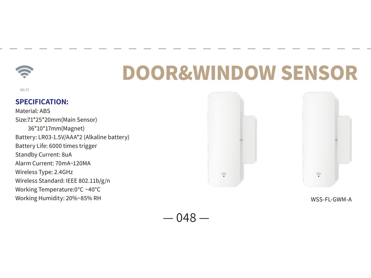 Smart Door/Window Sensor Zigbee CR2032