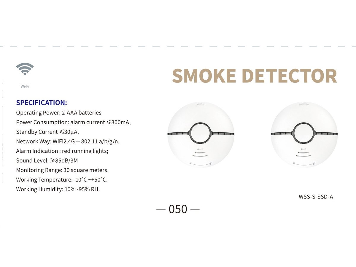 Smart Smoke Detector WiFi
