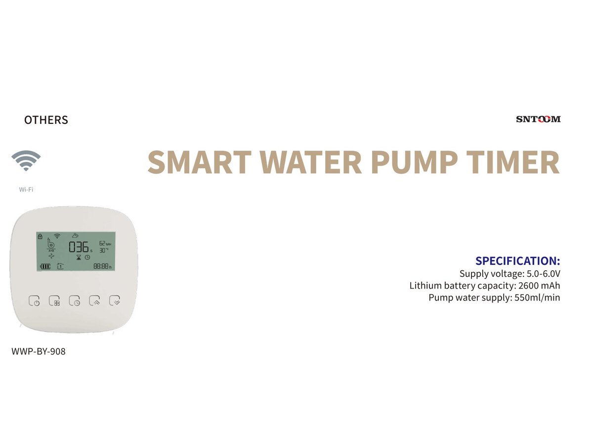 Smart Water Valve Solar DC3V