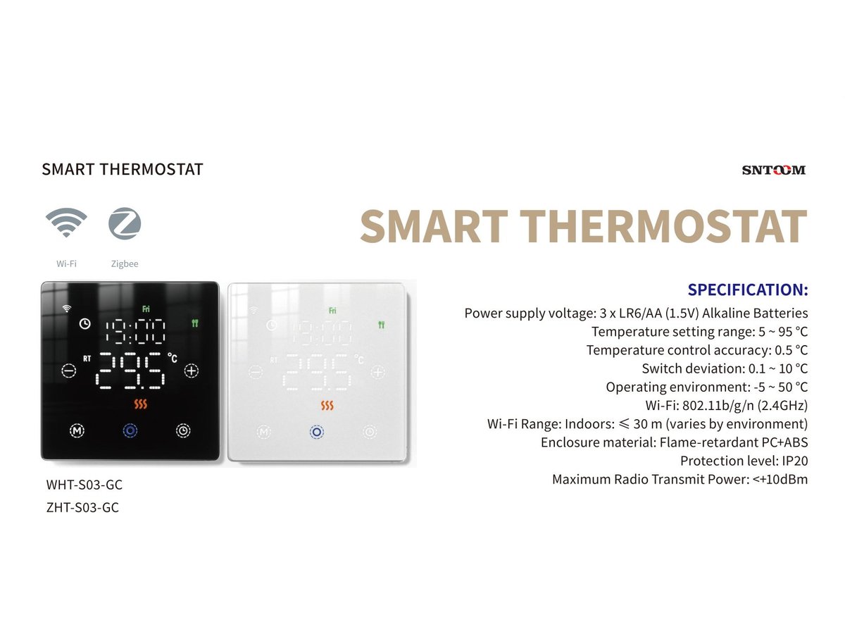 Smart Thermostat Vertical Boiler