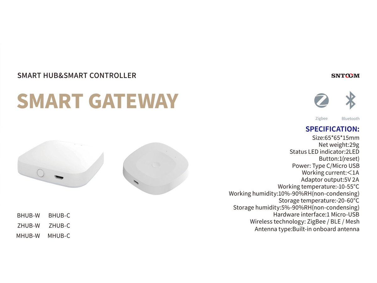 Smart Zigbee Hub Wired Ethernet