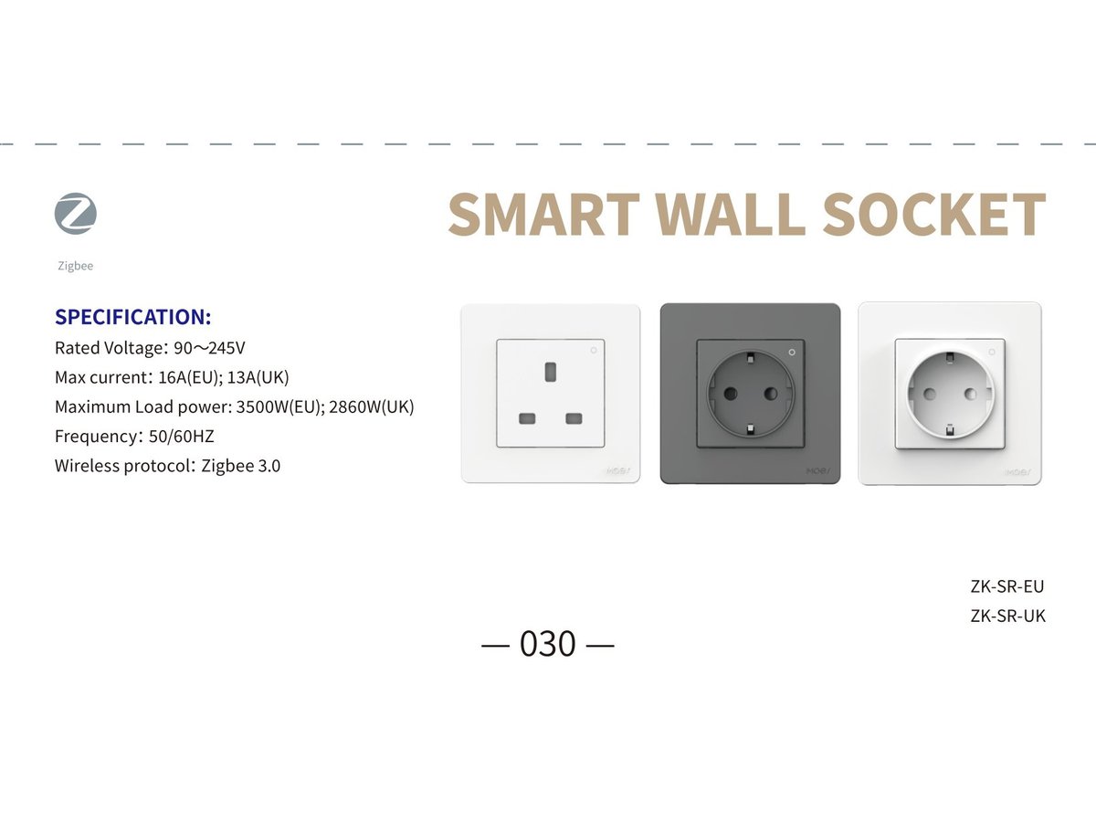 Smart Wall Socket 16A Star Ring EU