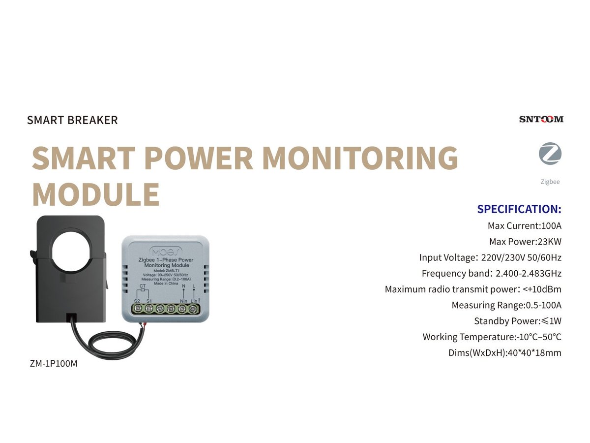 Smart Power Monitoring Module 63A 1P/3P