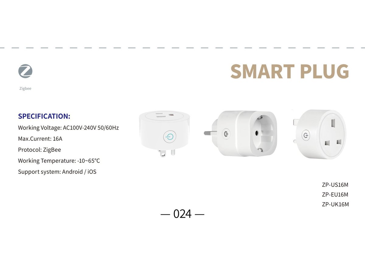 Smart Plug EU Zigbee 16A
