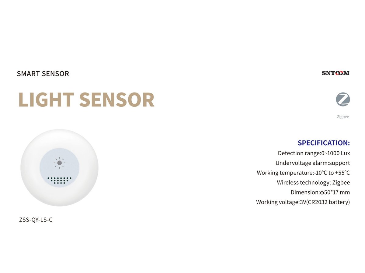 Smart Light Sensor 0-1000 Lux