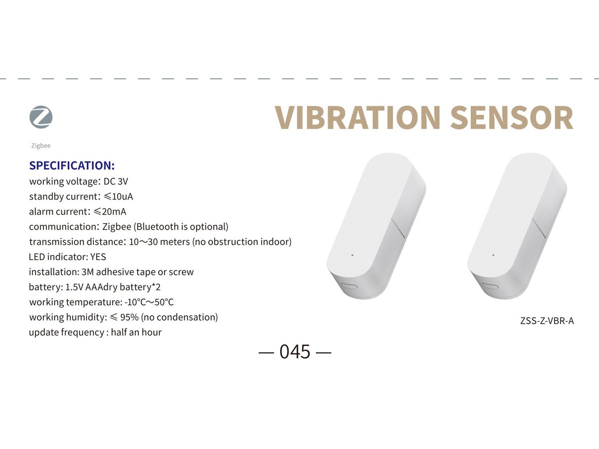 Smart PIR Motion Sensor Zigbee CR2450