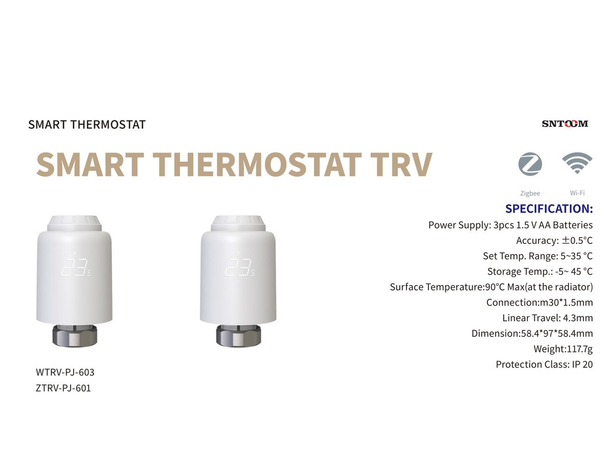 Smart Thermostat Radiator Valve TRV M30