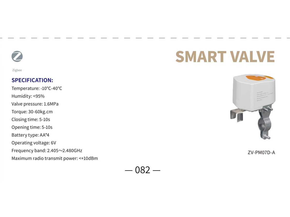 Smart Gas Valve Controller Zigbee
